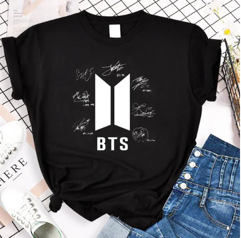Korean Anime Cartoon Women’s Summer Kawaii T-Shirt