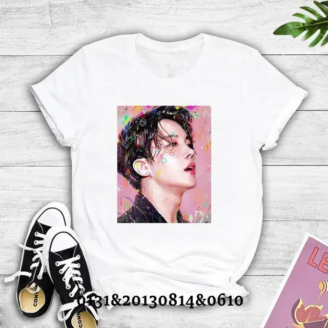 Korean Anime Cartoon Women’s Summer Kawaii T-Shirt