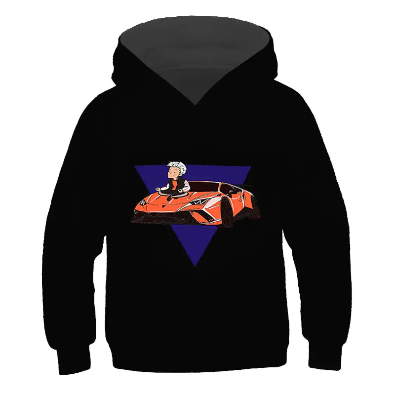 Anime Casual Hooded Sweater for Spring and Autumn