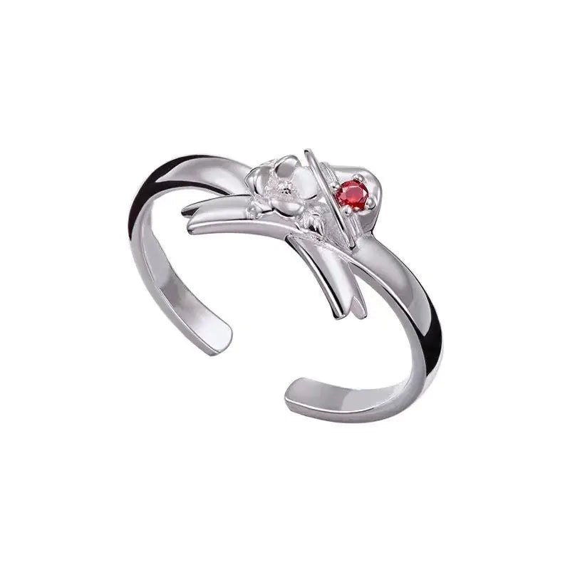 Anime Alloy Ring Decoration